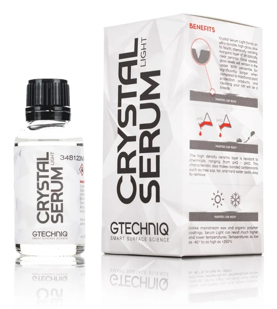 Gtechniq Crystal Serum Light ceramic coating bottle and box